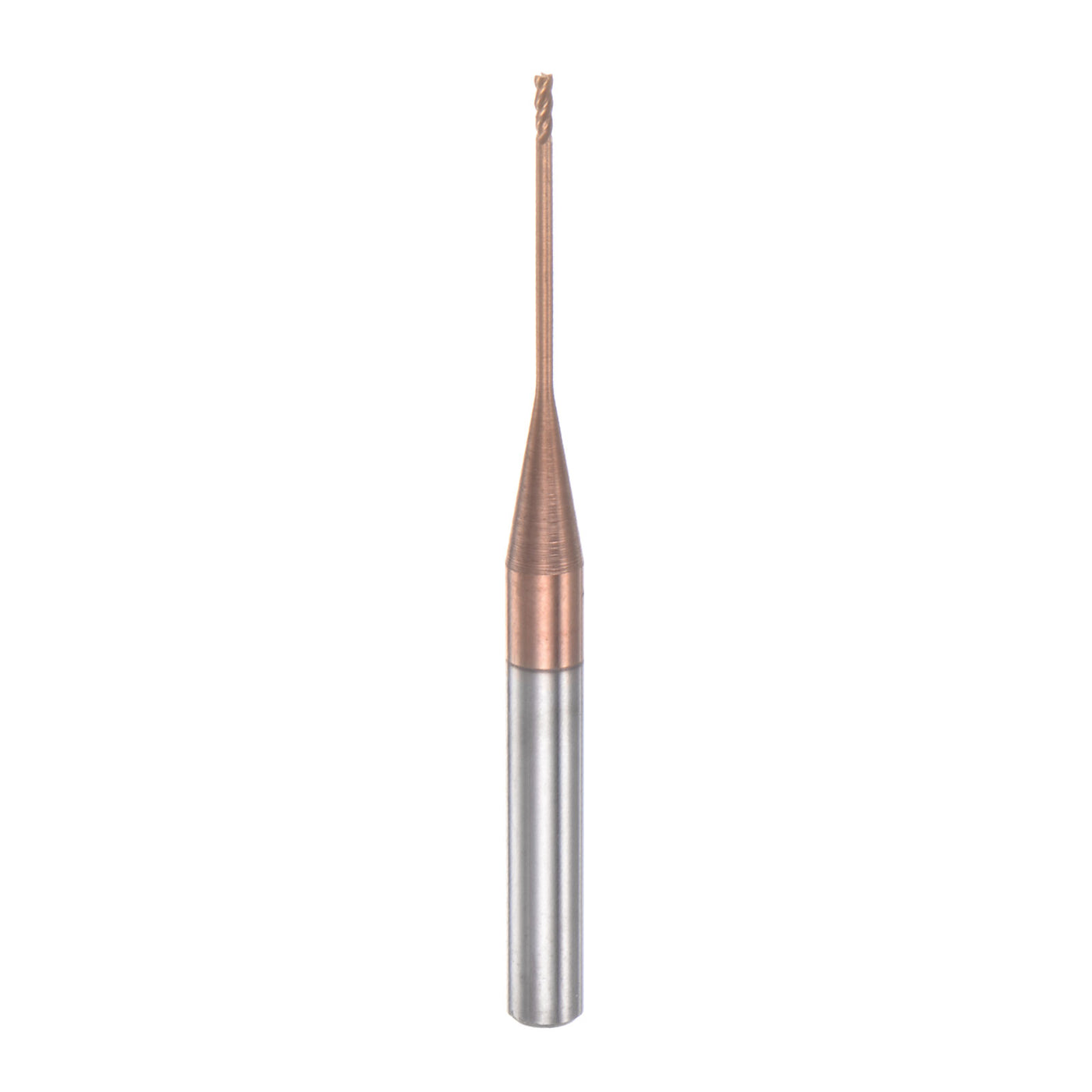 Harfington 4mm Shank 1mm x 16mm Titanium Coated Solid Carbide 4 Flutes Square End Mill