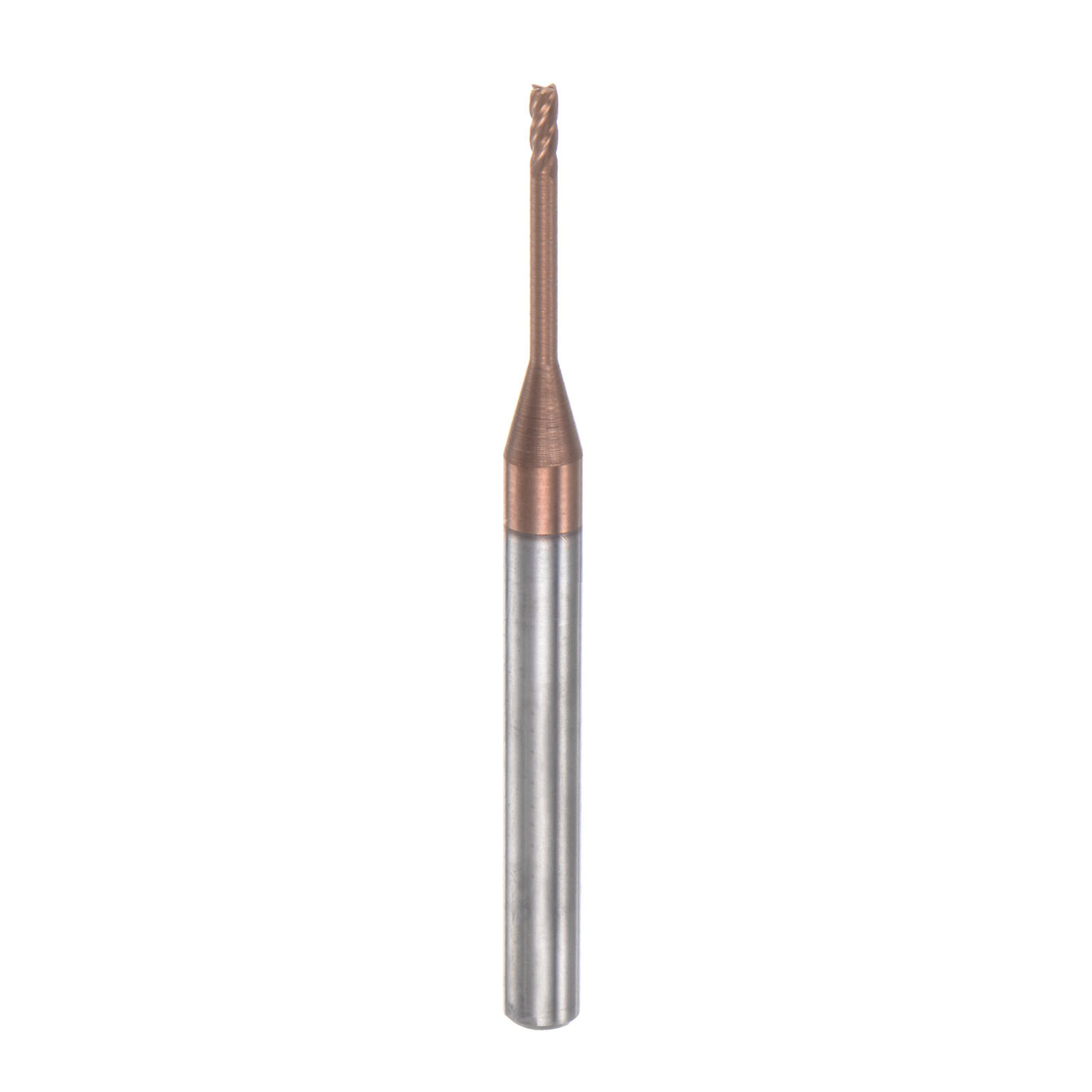 Harfington 4mm Shank 1.5mm x 14mm Titanium Coated Solid Carbide 4 Flutes Square End Mill