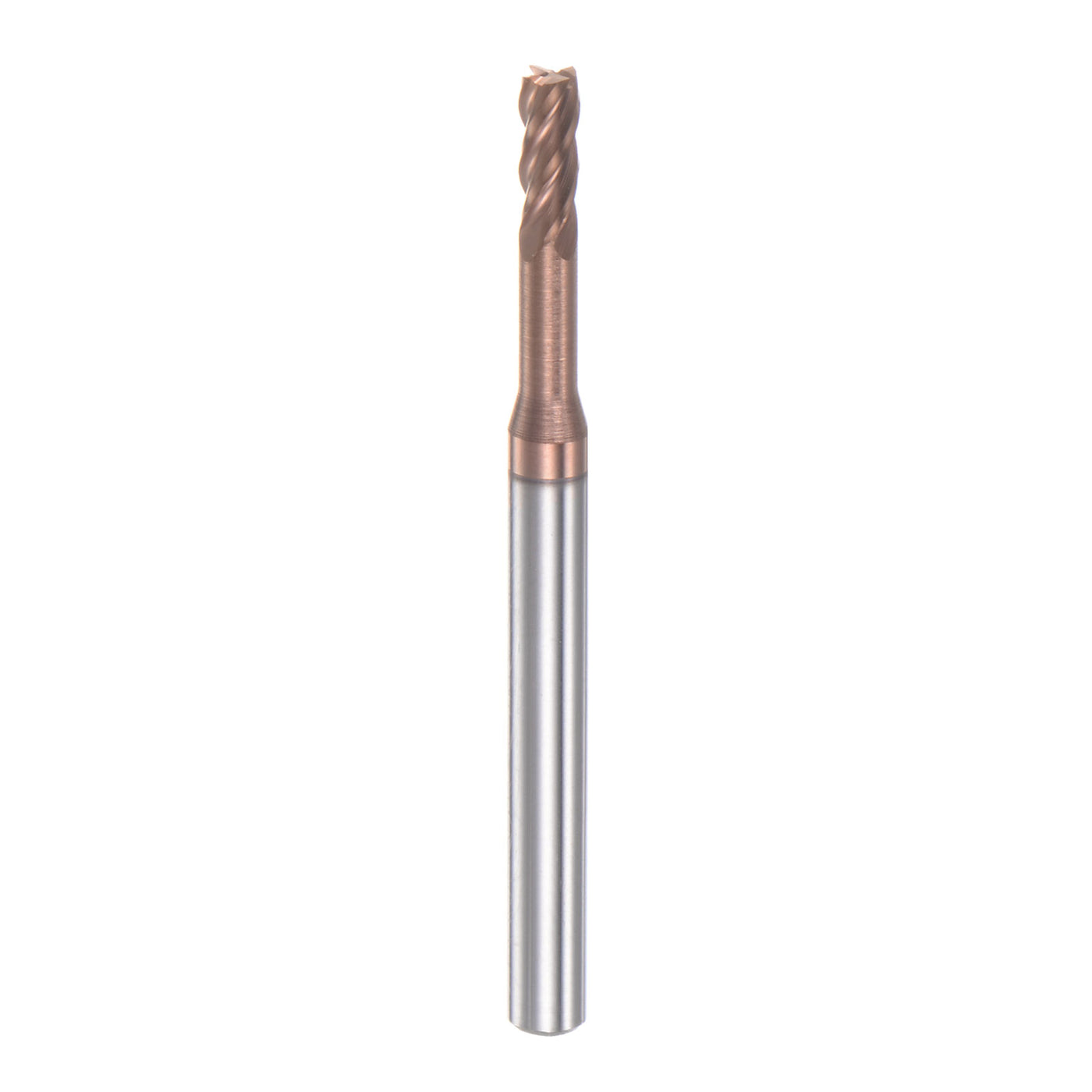 Harfington 4mm Shank 3mm x 16mm Titanium Coated Solid Carbide 4 Flutes Square End Mill
