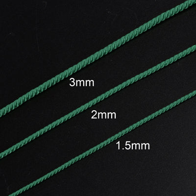 Harfington 2pcs Twisted Nylon Twine Thread Beading Cord 2mm 13M/43 Feet String, Dark Purple