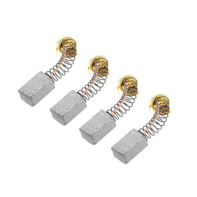 Harfington Carbon Brushes 0.55x0.3x3.58 Inch for Electric Motors Power Tool Angle Grinder Table Saw Spare Part Repair, 4 Pack