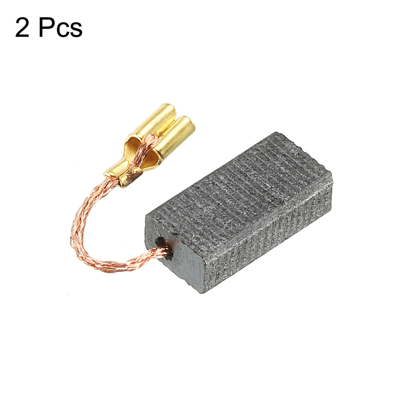 Harfington Carbon Brushes 0.6x0.31x2.95 Inch for Electric Motors Power Tool Angle Grinder Table Saw Spare Part Repair, 2 Pack