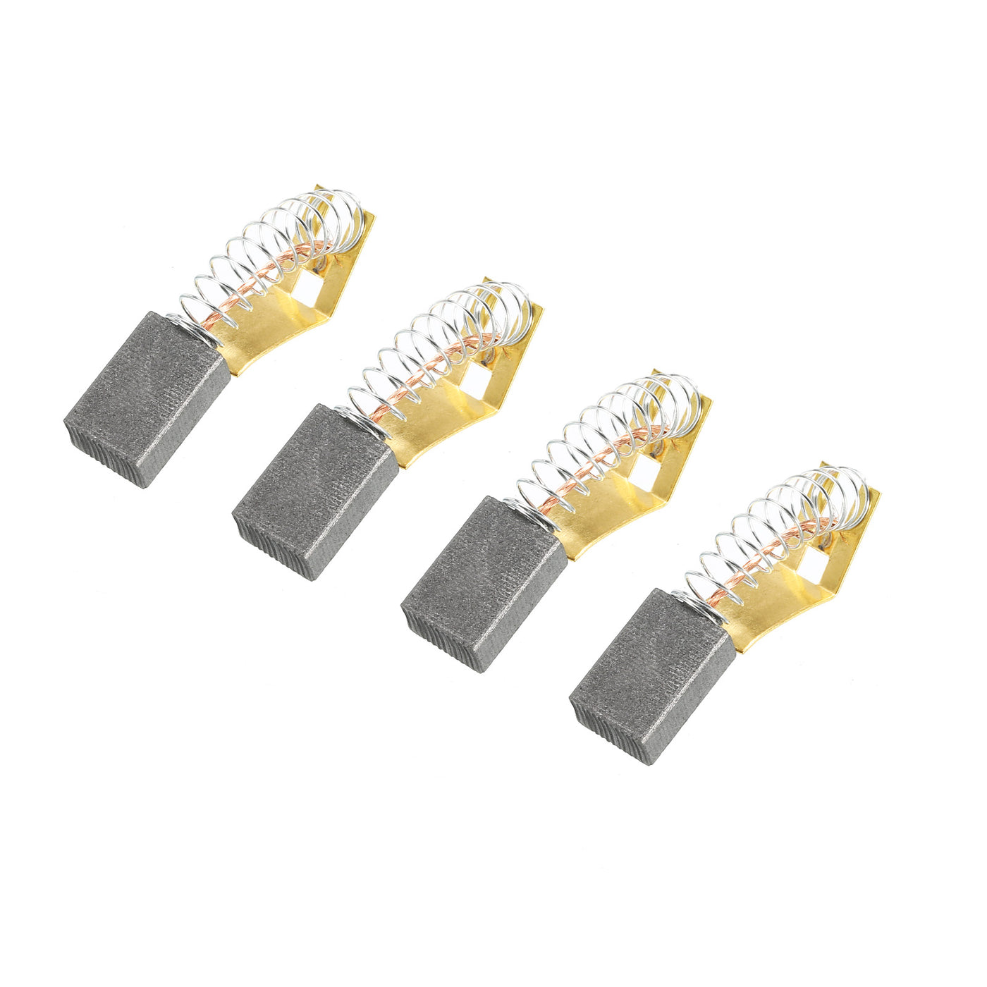 Harfington Carbon Brushes 0.67x0.43x4.69 Inch for Electric Motors Power Tool Angle Grinder Table Saw Spare Part Repair, 4 Pack