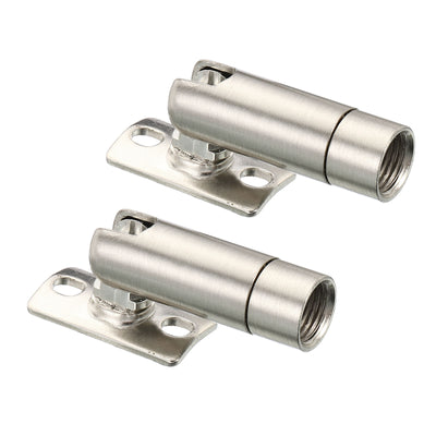 Harfington 180/350 Degree Sloped Ceiling Light Adapter, 2 Pack M10 Thread with Base Nickel