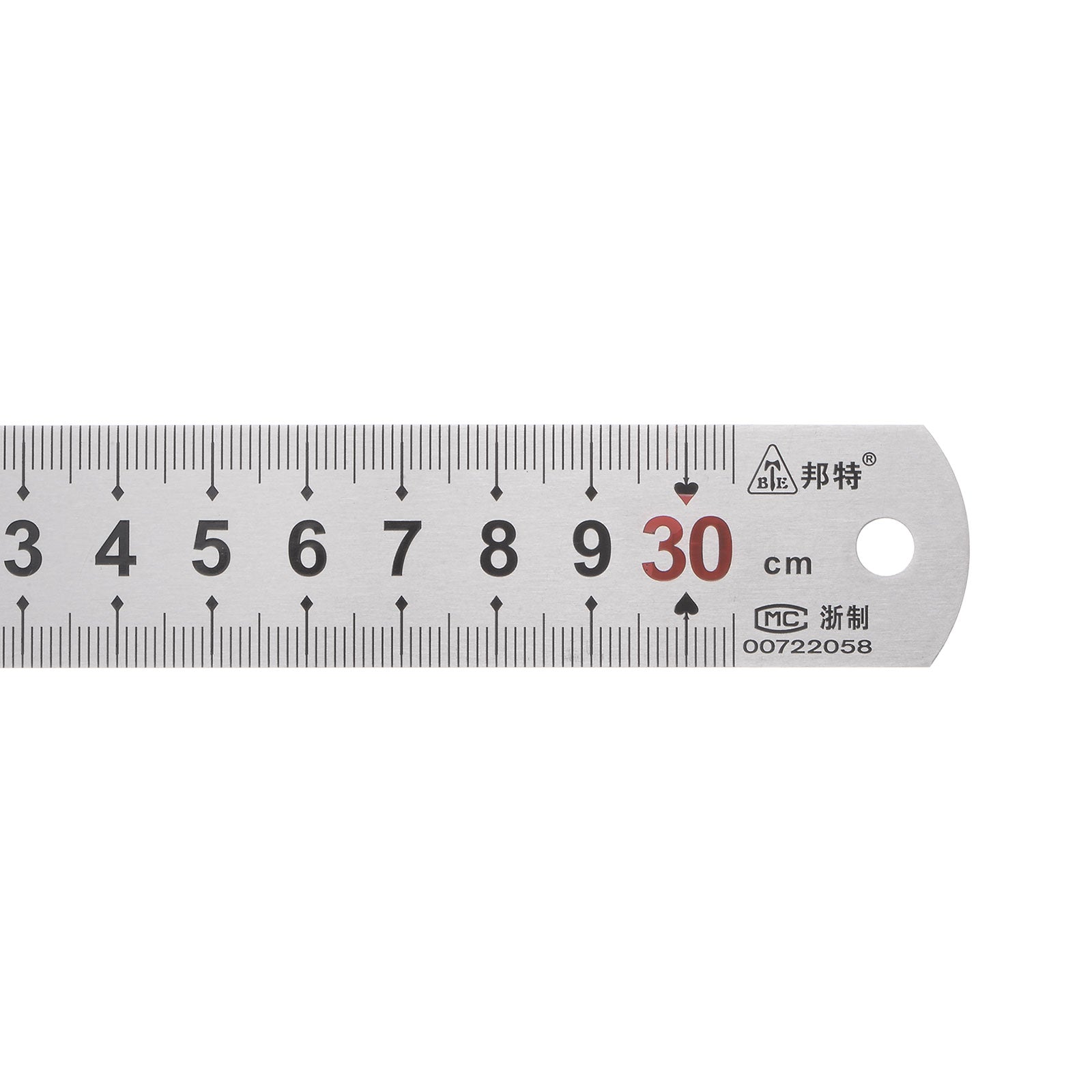 Stainless Steel Ruler, 12