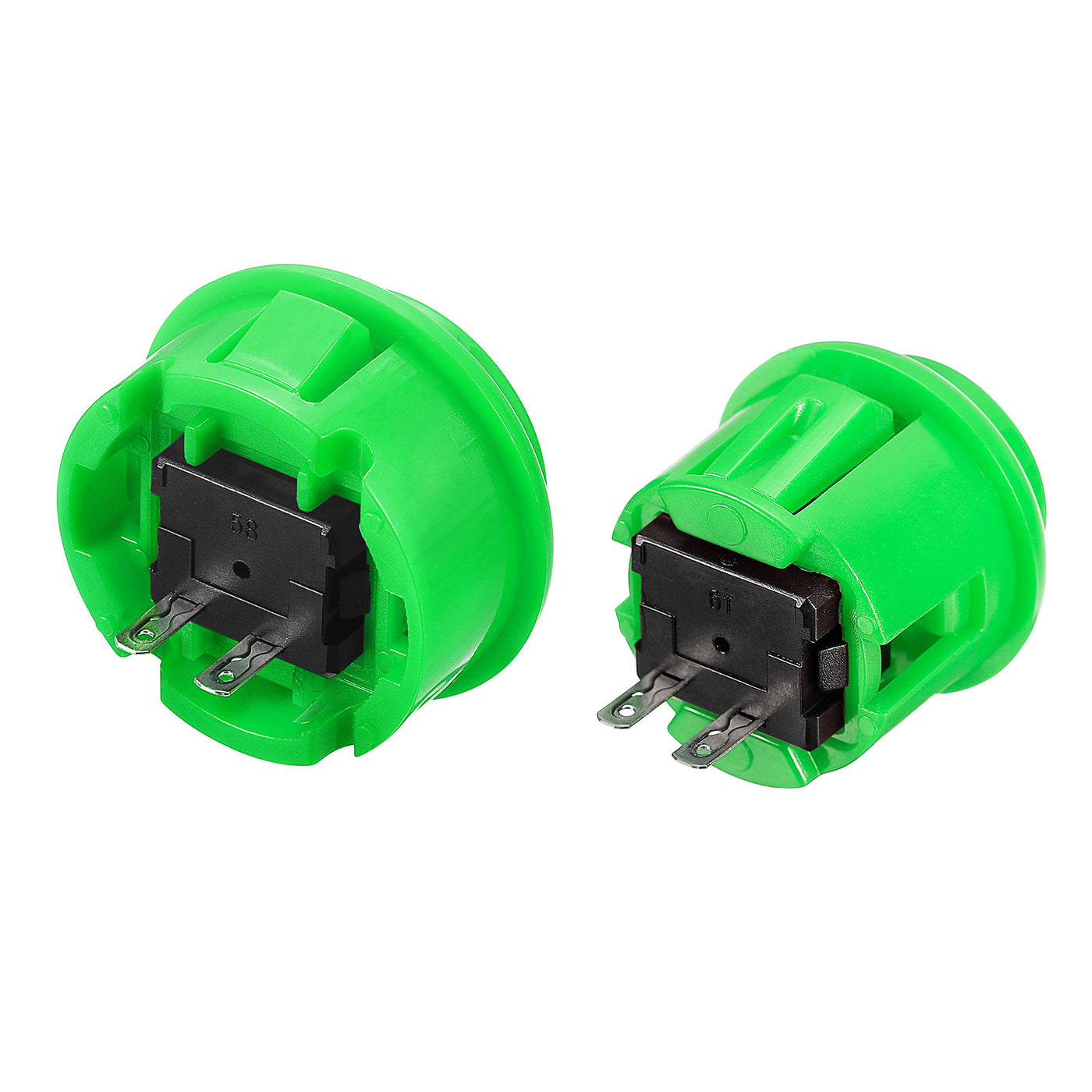 Harfington Joystick 4 Way Adjustable + Push Button Bundle Kit Green Green 1 Set