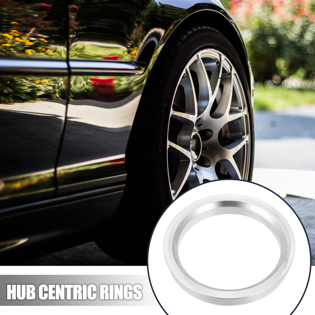 4 Pack Hub Centric Rings 71.6mm To 54.1mm - Aluminum Alloy Wheel Spacer Rings For Car Wheel Vibration Reduction