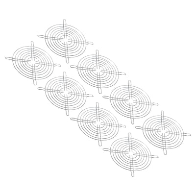 Harfington 150mm Fan Finger Grill, 8 Pack Metal Grill Protector Guard, Silver
