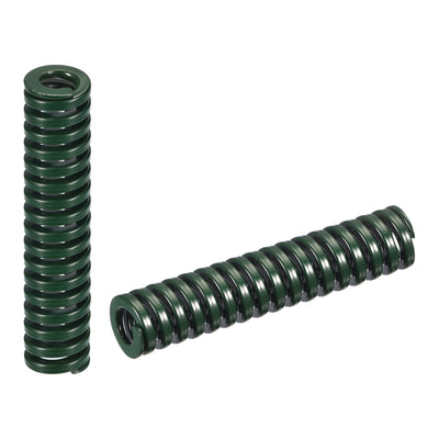 Harfington Uxcell 3D Printer Die Spring, 2pcs 14mm OD 60mm Long Spiral Stamping Compression Green
