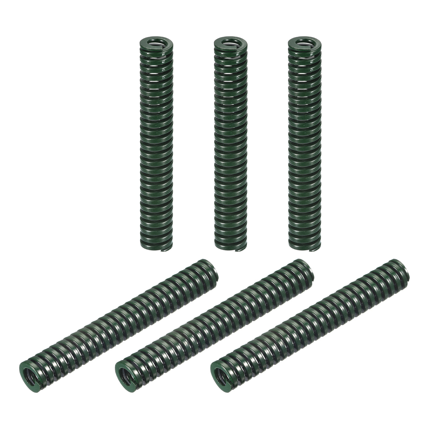 uxcell Uxcell 3D Printer Die Spring, 6pcs 14mm OD 100mm Long Spiral Stamping Compression Green