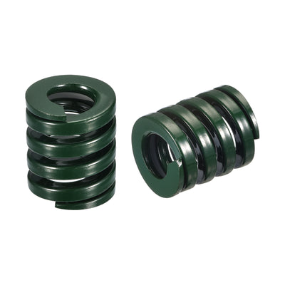 Harfington Uxcell 3D Printer Die Spring, 2pcs 22mm OD 25mm Long Spiral Stamping Compression Green