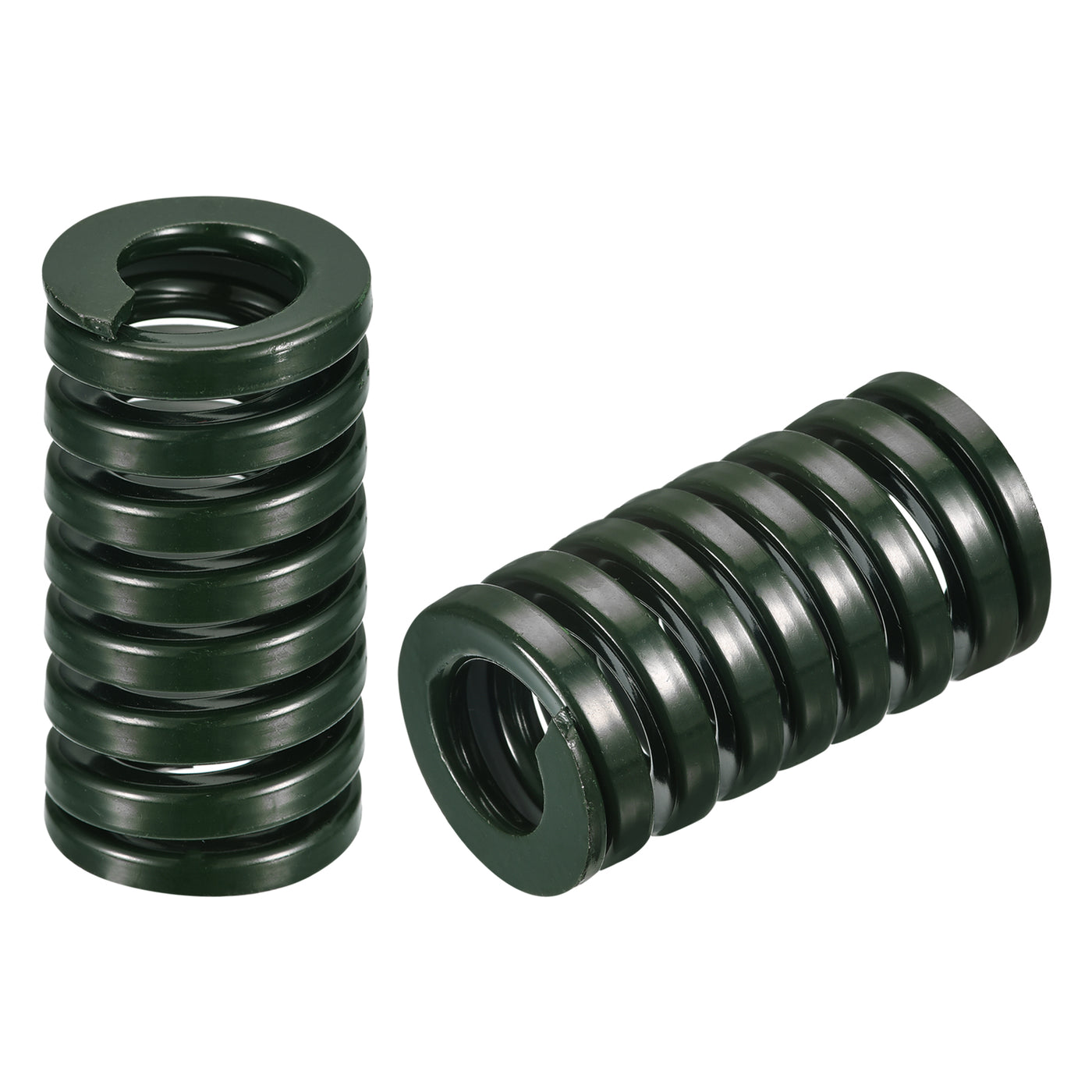 uxcell Uxcell 3D Printer Die Spring, 2pcs 30mm OD 55mm Long Spiral Stamping Compression Green