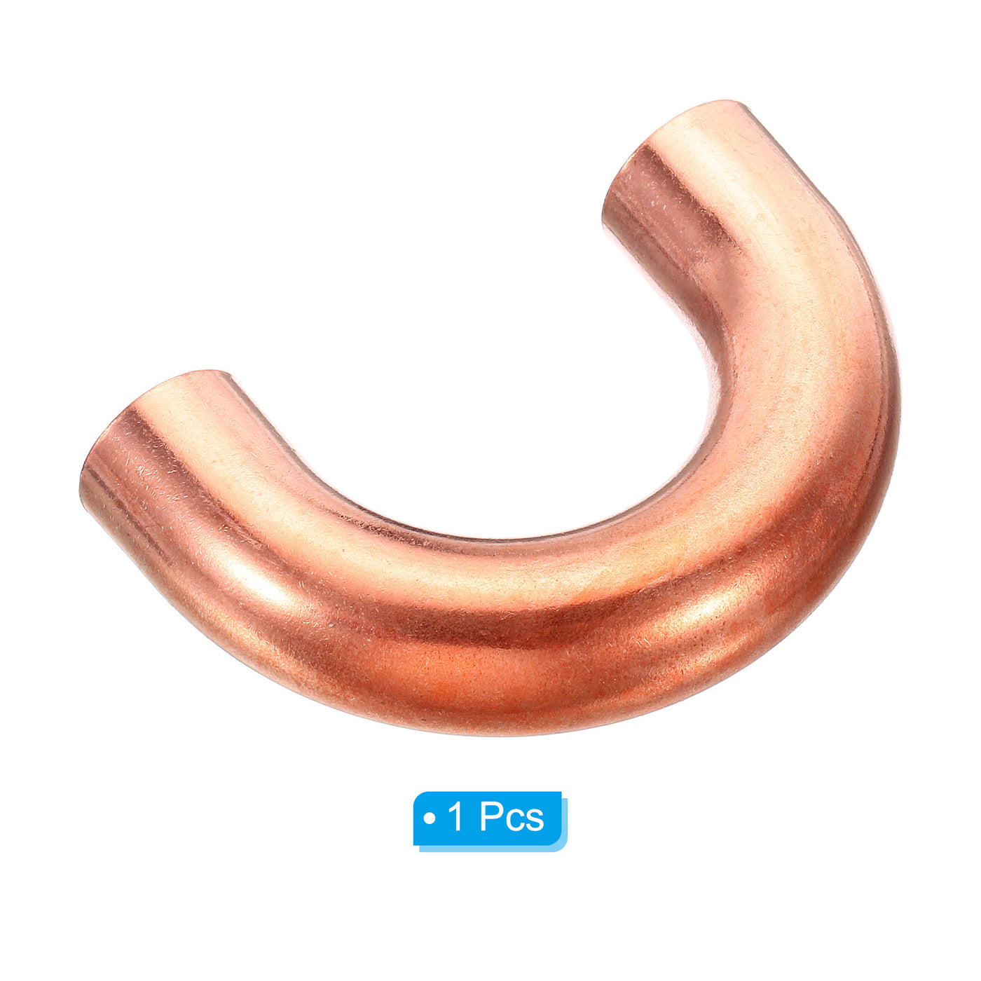 Harfington 3/4 Inch OD 78x51mm Elbow Copper Pipe Fitting, 180 Degree Bend Welding Sweat Solder Connection for HVAC Air Conditioner Plumbing