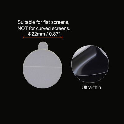 Harfington 5pcs 22mm Soft TPU Matte Anti-Glare Clear Round Watch Glass Screen Protectors