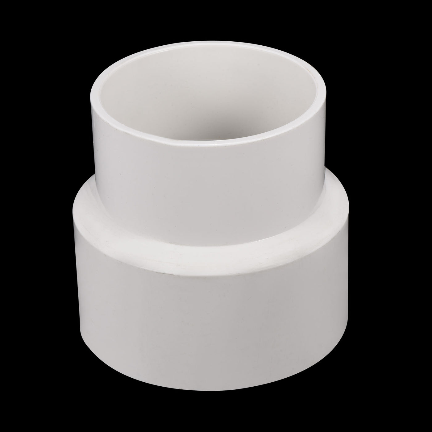 Harfington PVC Reducer Pipe Fitting 110x90mm, Straight Coupling Adapter Connector, White