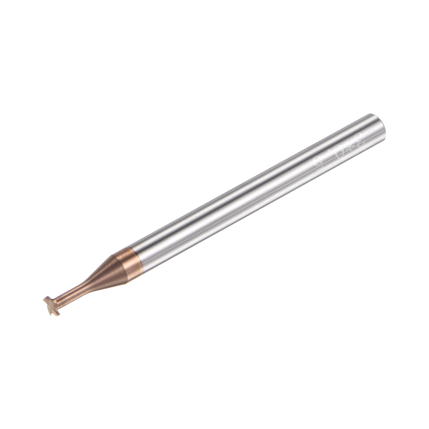 Harfington 3mm x 0.5mm Titanium Coated Carbide T Slot End Mill Cutter for Stainless Steel
