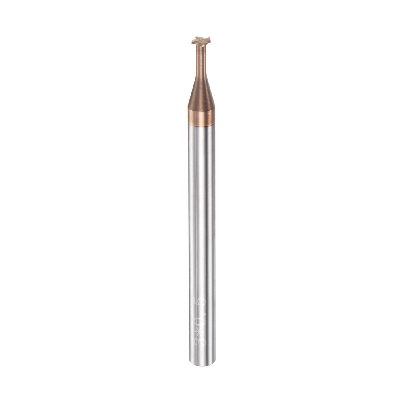 Harfington 3mm x 0.5mm Titanium Coated Carbide T Slot End Mill Cutter for Stainless Steel