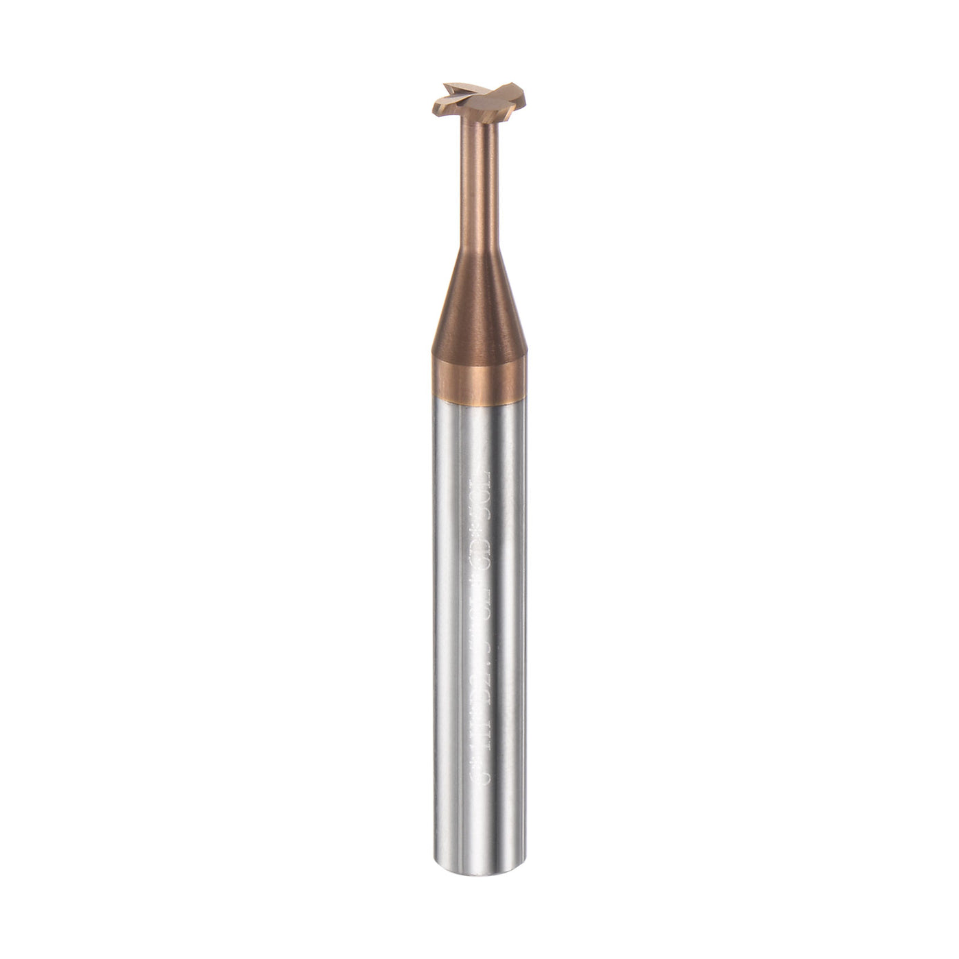 Harfington 6mm x 1mm Titanium Coated Carbide T Slot End Mill Cutter for Stainless Steel