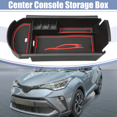Harfington Car Center Console Storage Box Armrests Center Console Accessories Fit for Toyota C-HR NGX50 ZYX10 2016-2022