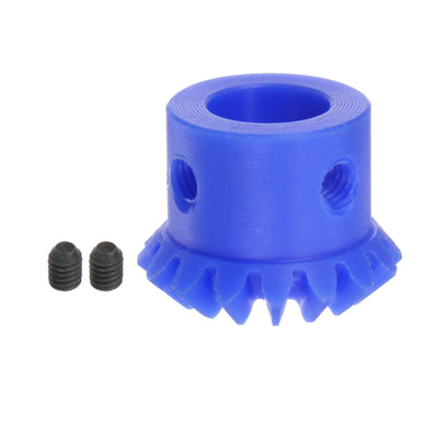 Harfington 1.5 Modulus 16 Teeth 12mm Inner Hole Plastic Tapered Bevel Gear