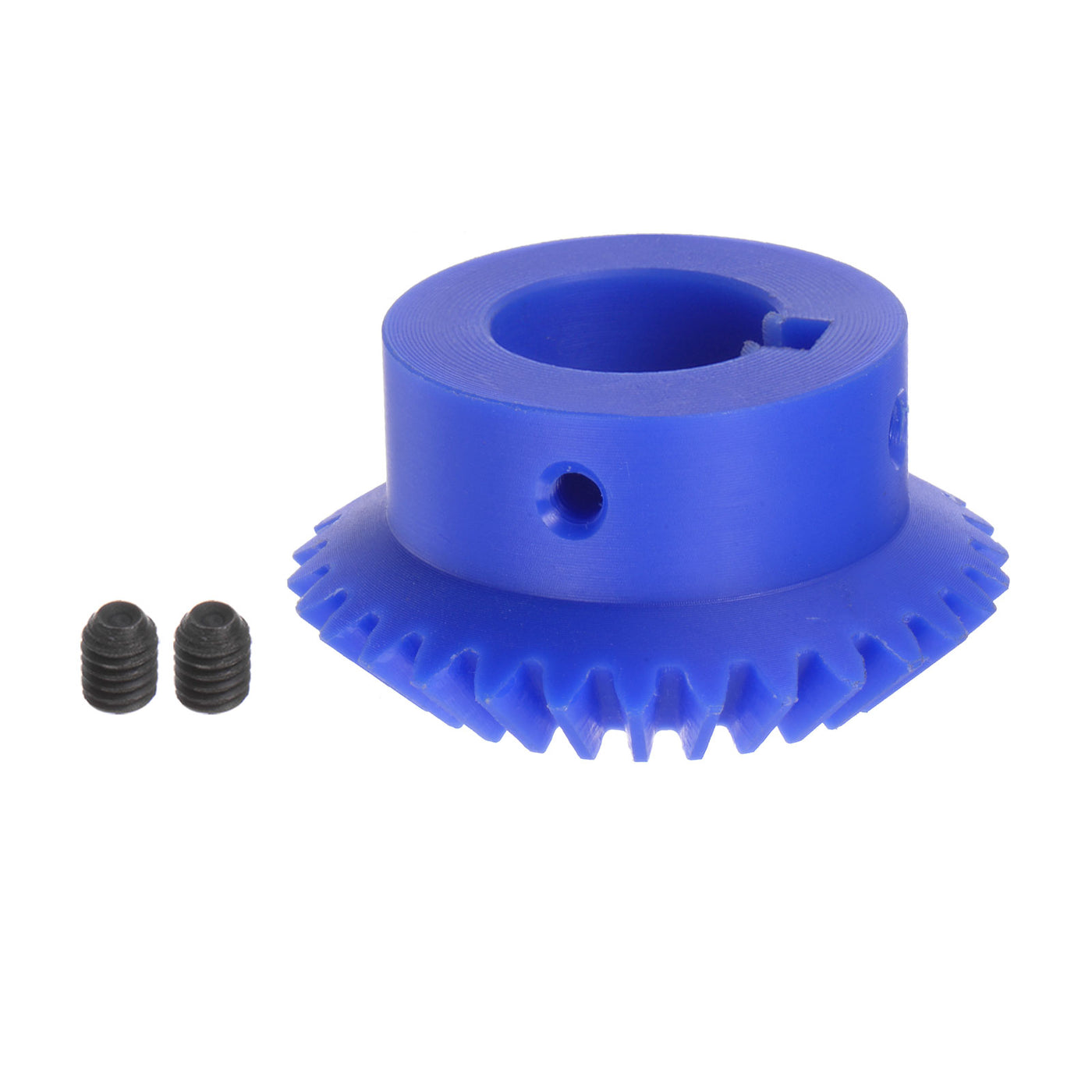Harfington 2.0 Modulus 30 Teeth 25mm Inner Hole Plastic Tapered Bevel Gear with Keyway