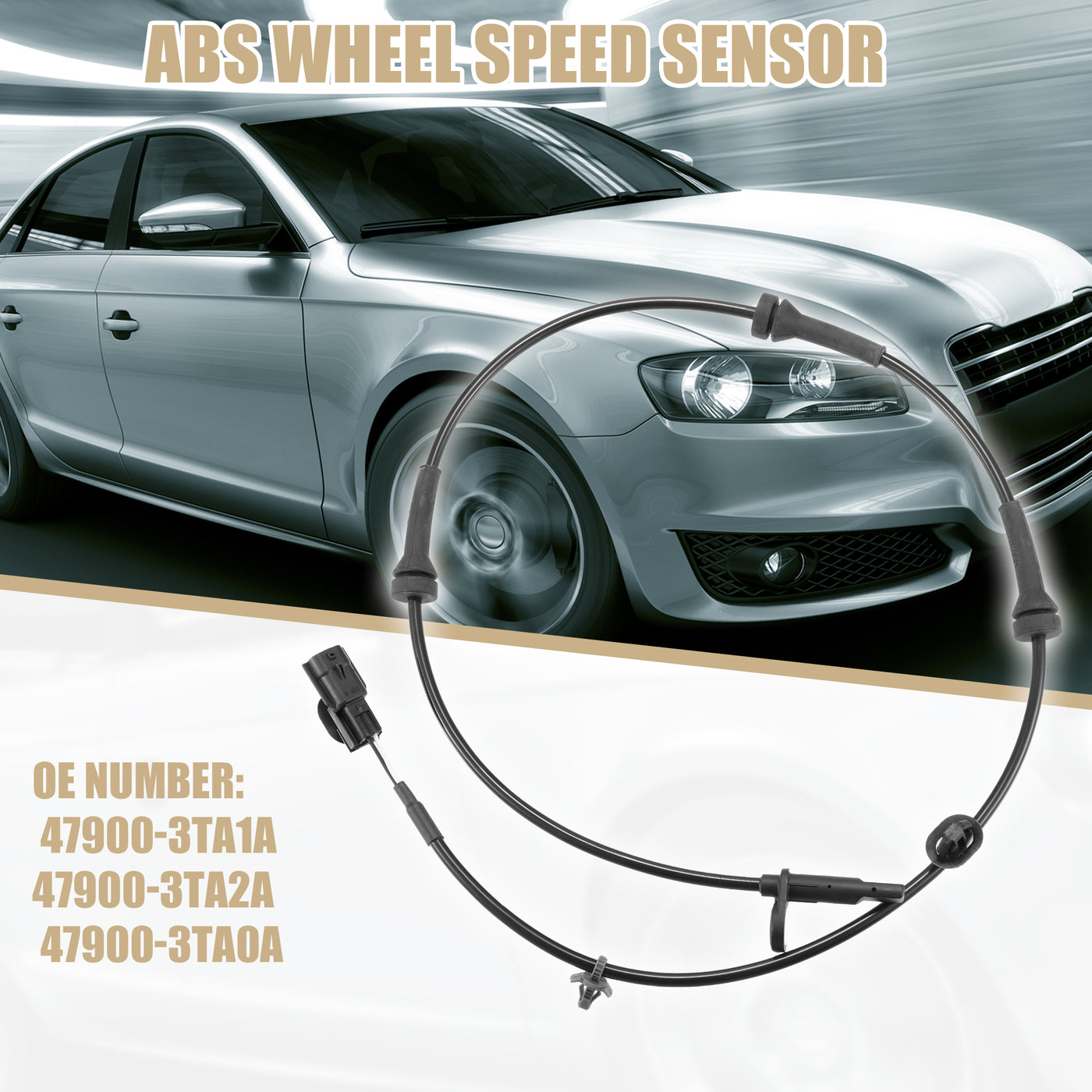 47900-3TA1A ABS Wheel Speed Sensor Rear Right Left for Nissan Altima ...