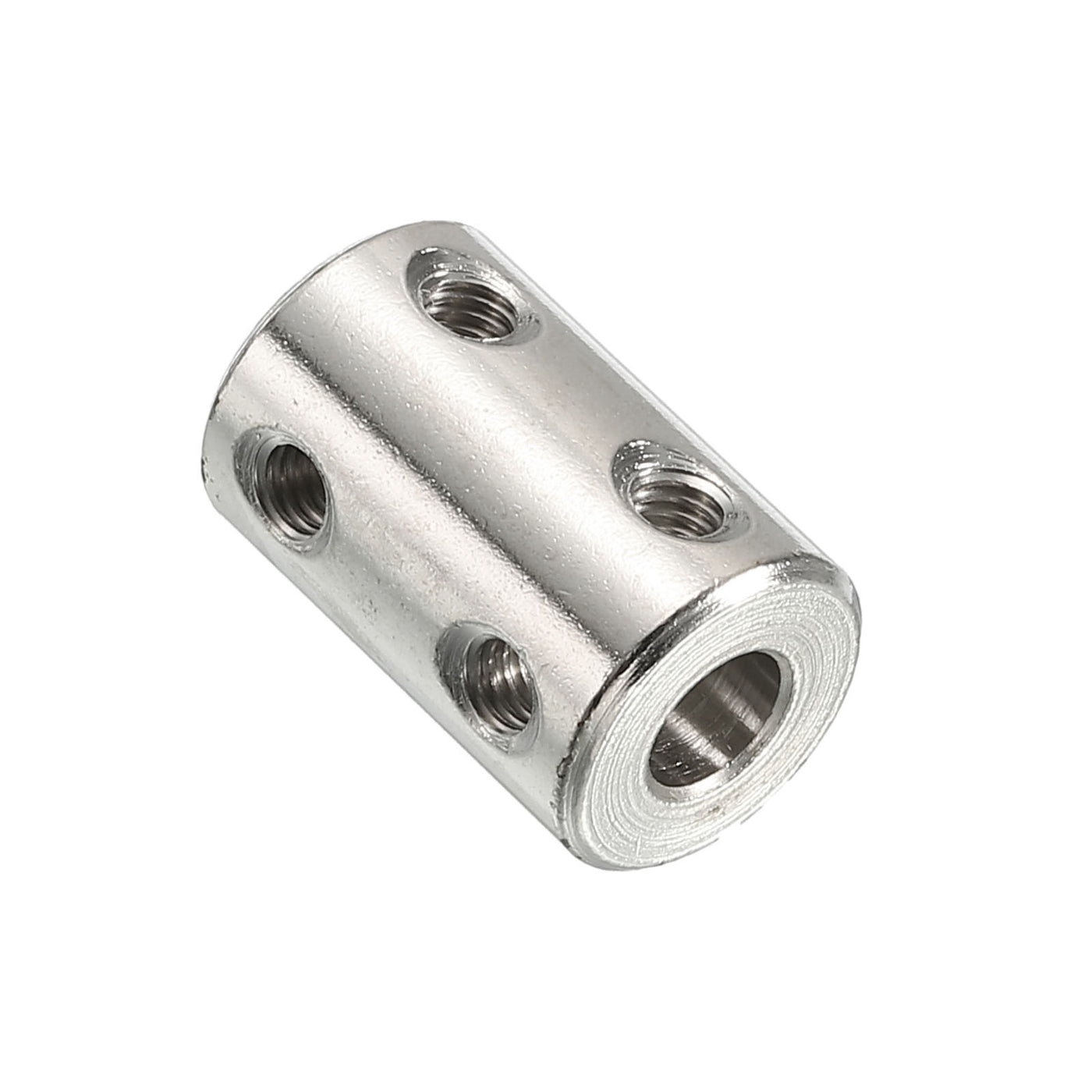 Harfington Shaft Coupler L22xD14 6mm Stainless Steel W Screw Silver 4Pack