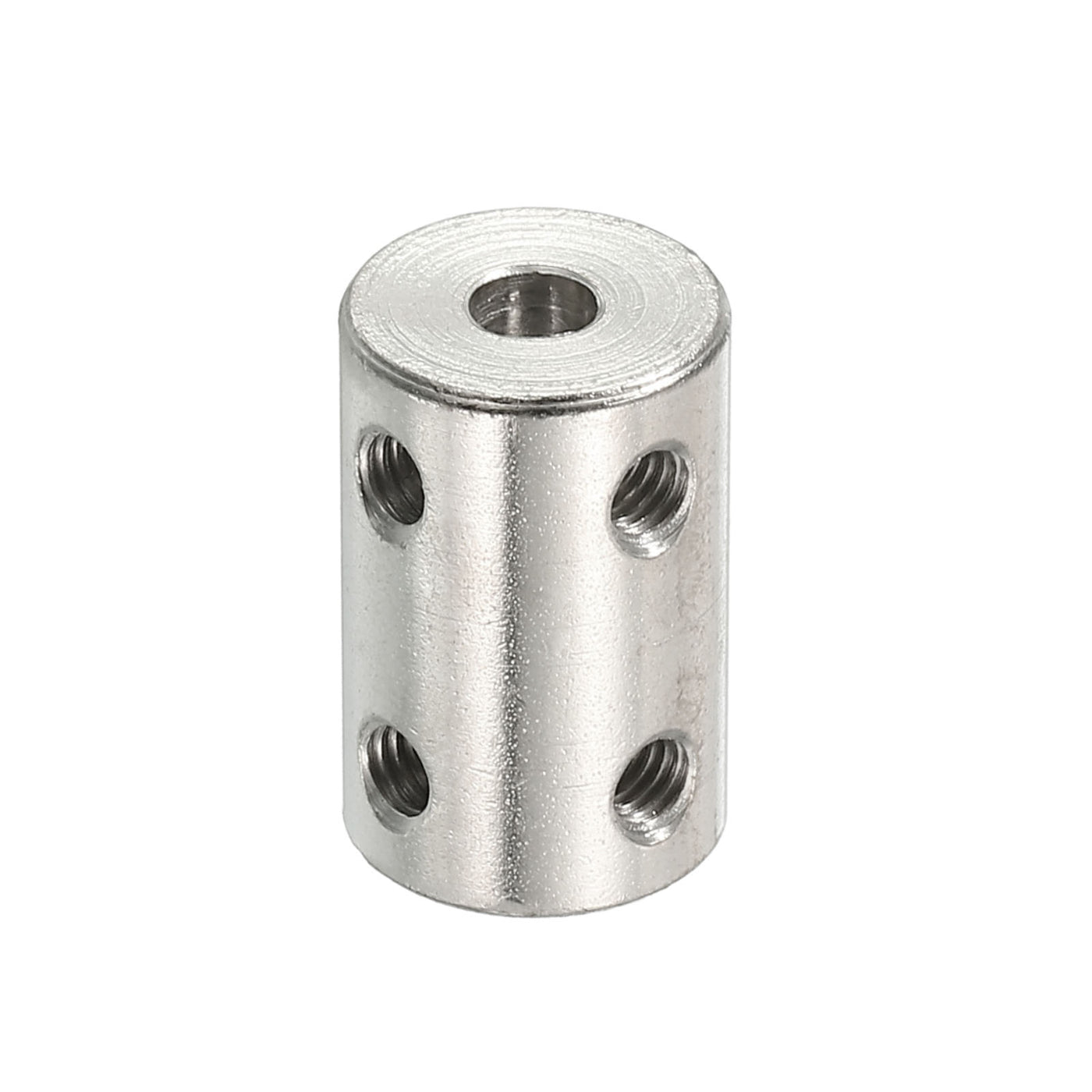 Harfington Shaft Coupler L22xD14 4mm to 6mm Stainless Steel W Screw,Wrench Silver