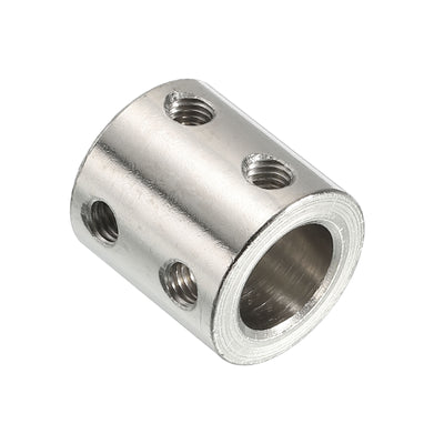 Harfington Shaft Coupler L22xD20 8mm to 12mm Stainless Steel W Screw,Wrench Silver