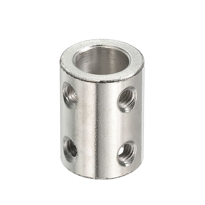 Harfington Shaft Coupler L22xD16 10mm Stainless Steel W Screw,Wrench Silver