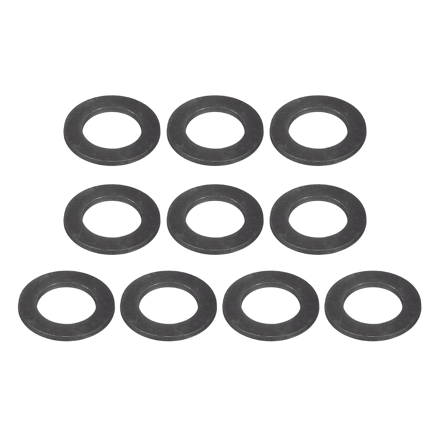 uxcell Uxcell M22 Carbon Steel Flat Washer 10pcs 23x38.6x2.8mm Grade 8.8 Alloy Steel Fasteners