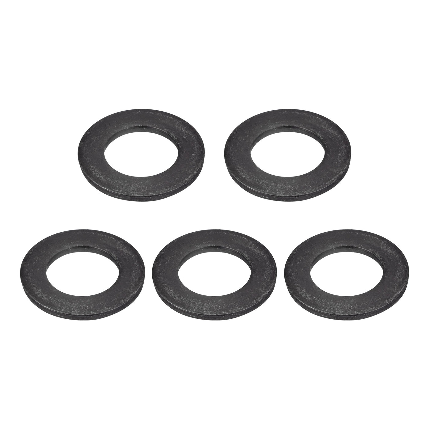 uxcell Uxcell M24 Carbon Steel Flat Washer 5pcs 25x43.8x3.8mm Grade 8.8 Alloy Steel Fasteners