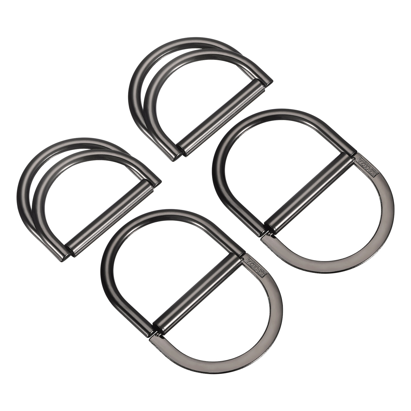 uxcell Uxcell Double D-Ring Buckles, Adjustable Multi-Purpose D Rings for Clothing Waistband Dress Straps Bags