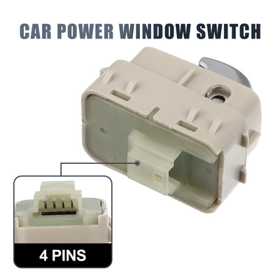 Harfington Front Right Power Window Switch A2229051904 2229050309 2229052203 2057371000 for Mercedes-Benz AMG GT53 GT63 GT63S 2019-2021 for CLS450 CLS53 S450 S560 S63 S65 AMG 2019-2020 Beige