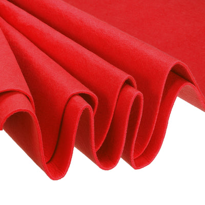 Harfington Acrylic Soft Felt Fabric Sheets Fiber Sheet Red 39x39 Inch 3mm Thick