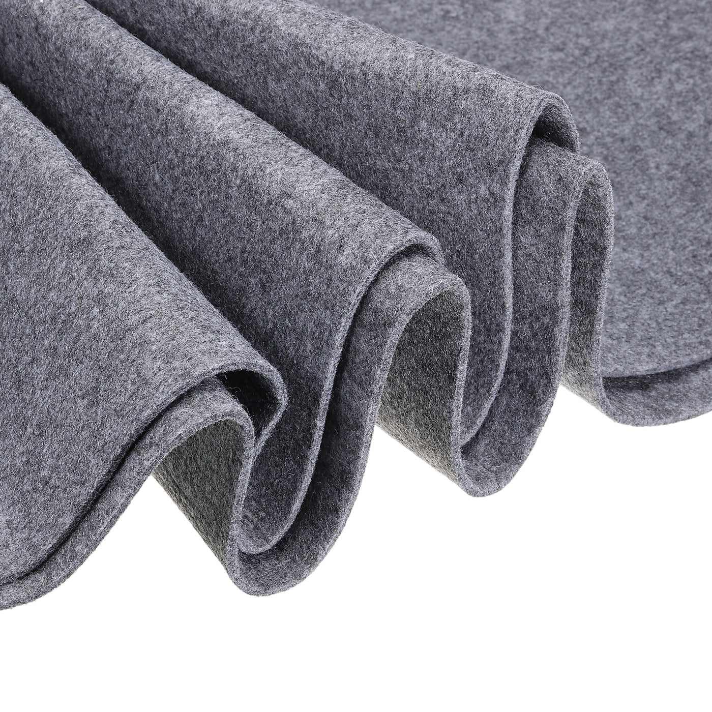 Harfington Acrylic Soft Felt Fabric Sheets Fiber Sheet Grey 39x39 Inch 3mm Thick