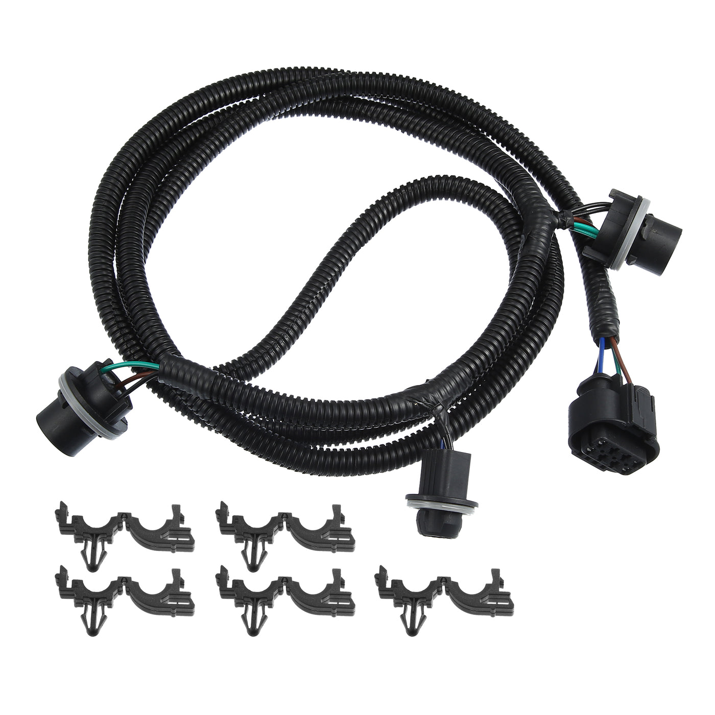 Daytime Running Light Wiring Harness Socket Adapter For Chevy Silverado & GMC Sierra 2003-2007