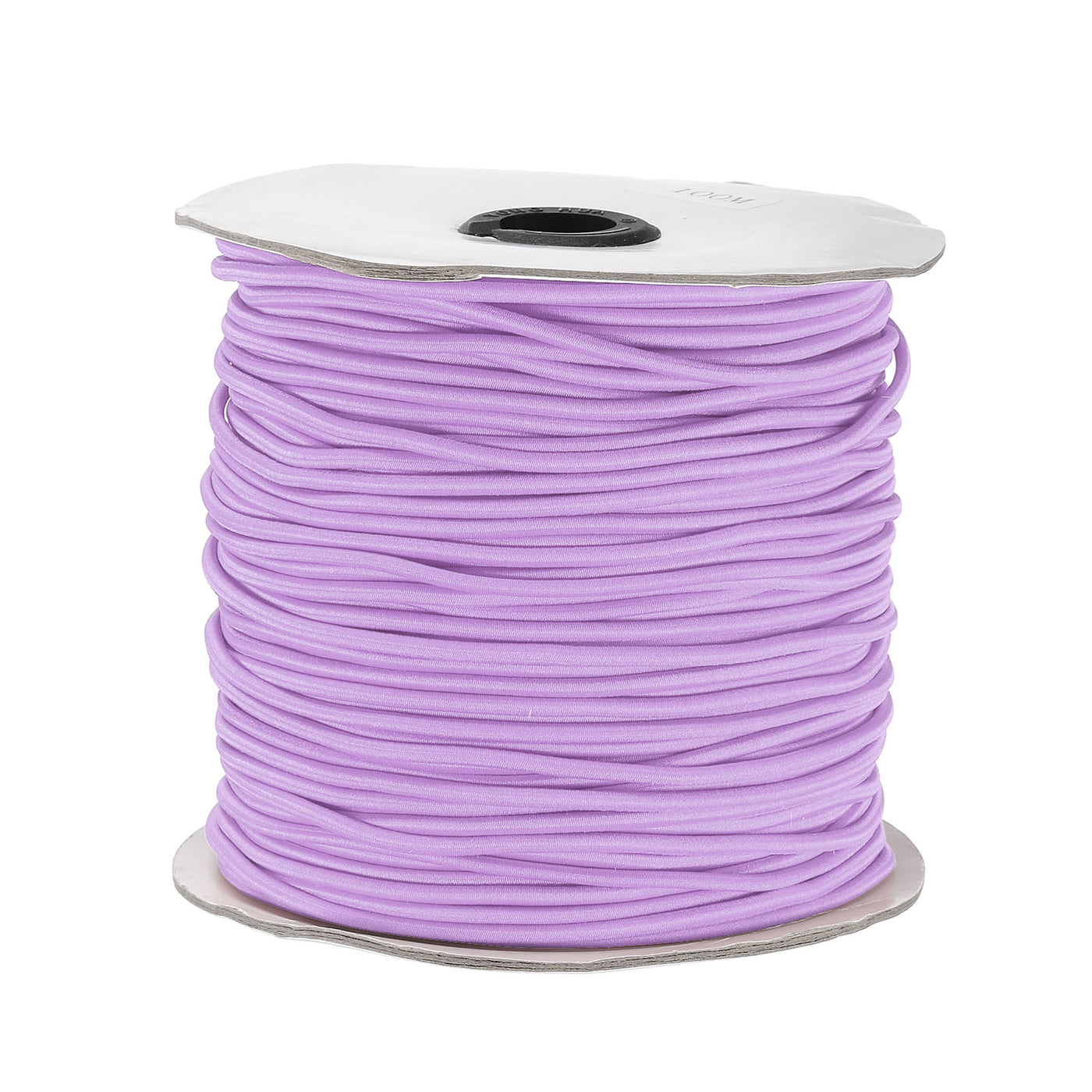 Harfington Elastic Cord Heavy Stretch String Rope 2.5mm 109 Yards for Crafting DIY Sewing Hook Straps Camping Tie Down Strap Purple