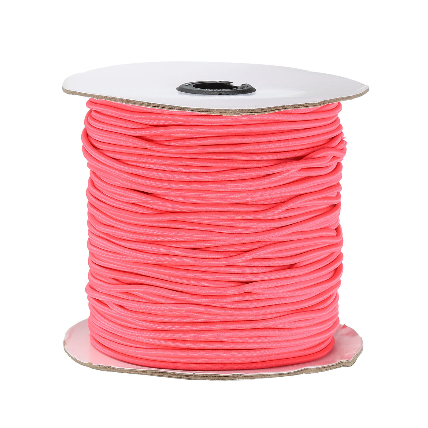 Harfington Elastic Cord Heavy Stretch String Rope 2.5mm 109 Yards for Crafting DIY Sewing Hook Straps Camping Tie Down Strap Dark Pink