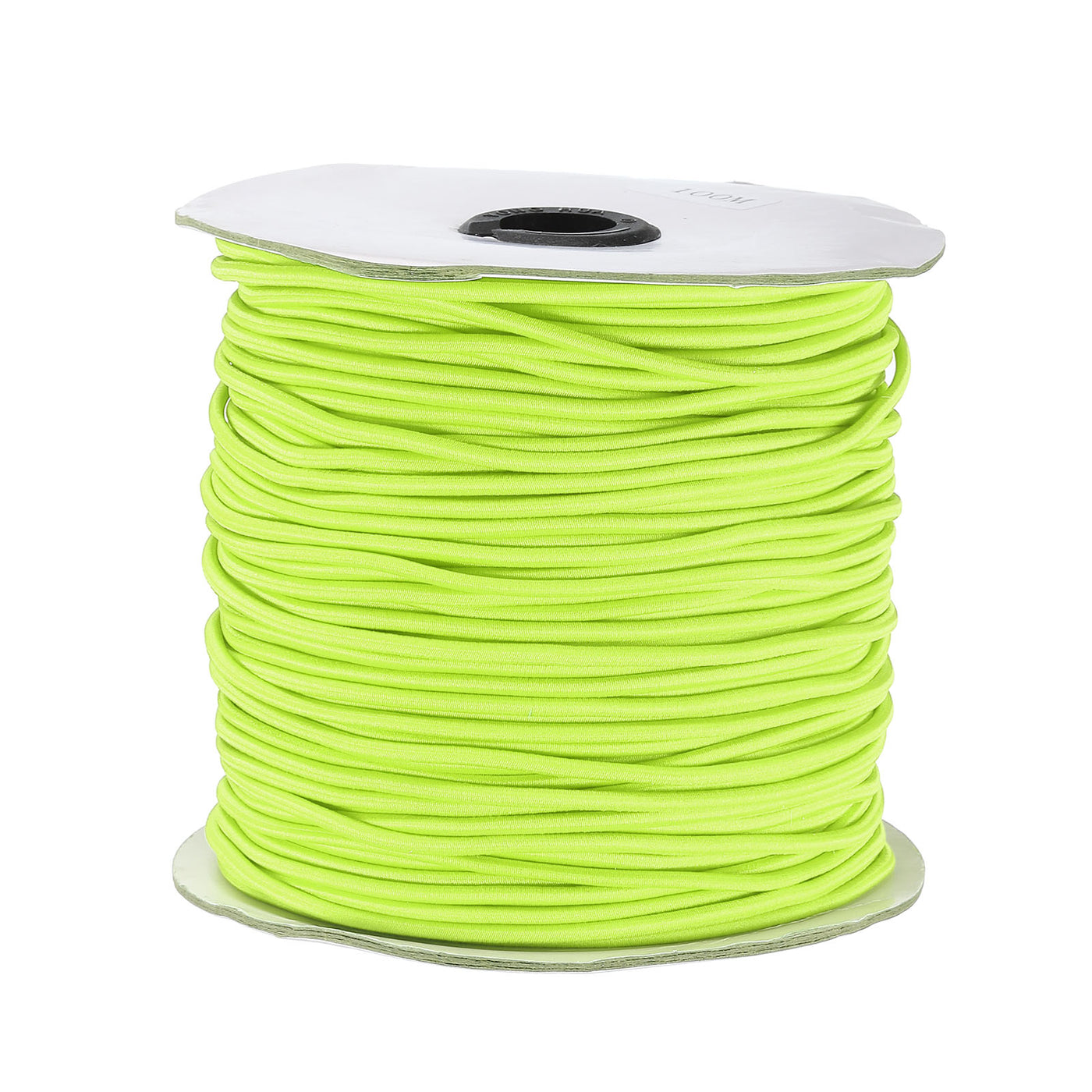 Harfington Elastic Cord Heavy Stretch String Rope 2.5mm 109 Yards for Crafting DIY Sewing Hook Straps Camping Tie Down Strap Light Green