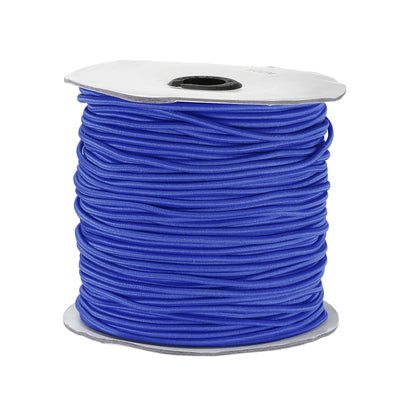 Harfington Elastic Cord Heavy Stretch String Rope 2.5mm 109 Yards for Crafting DIY Sewing Hook Straps Camping Tie Down Strap Blue