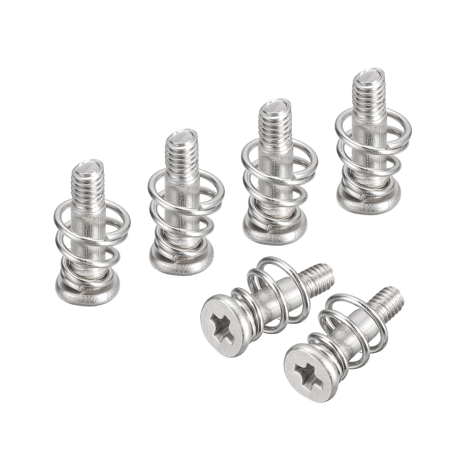 Step Screw Spring Uxcell Spring Screws, 6pcs M2x6mm 7.2mm Spring OD GPU Back Plate ...