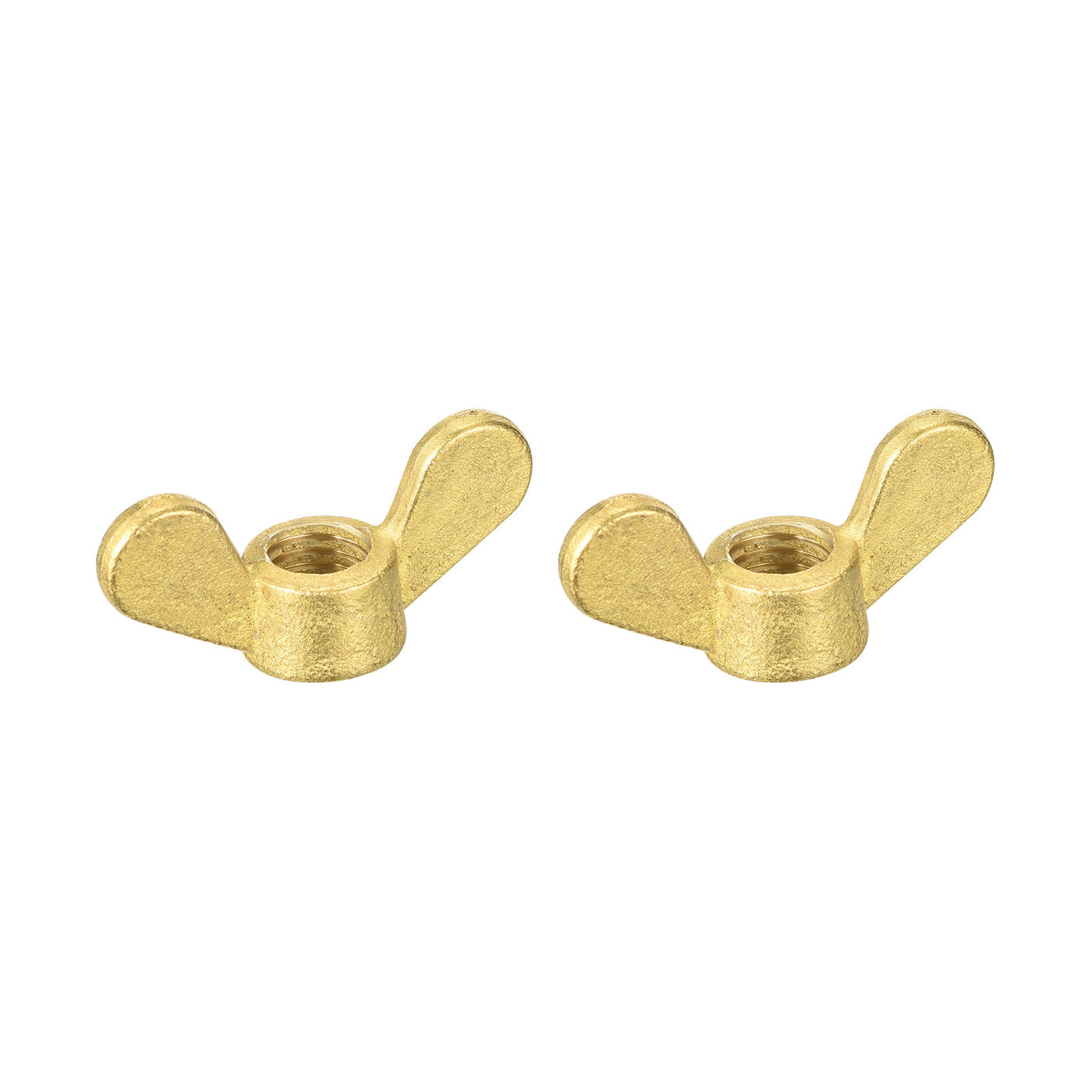 uxcell Uxcell Brass Wing Nuts, M12 Butterfly Nut Hand Twist Tighten Fasteners for Furniture, Machinery, Electronic Equipment, 2Pcs