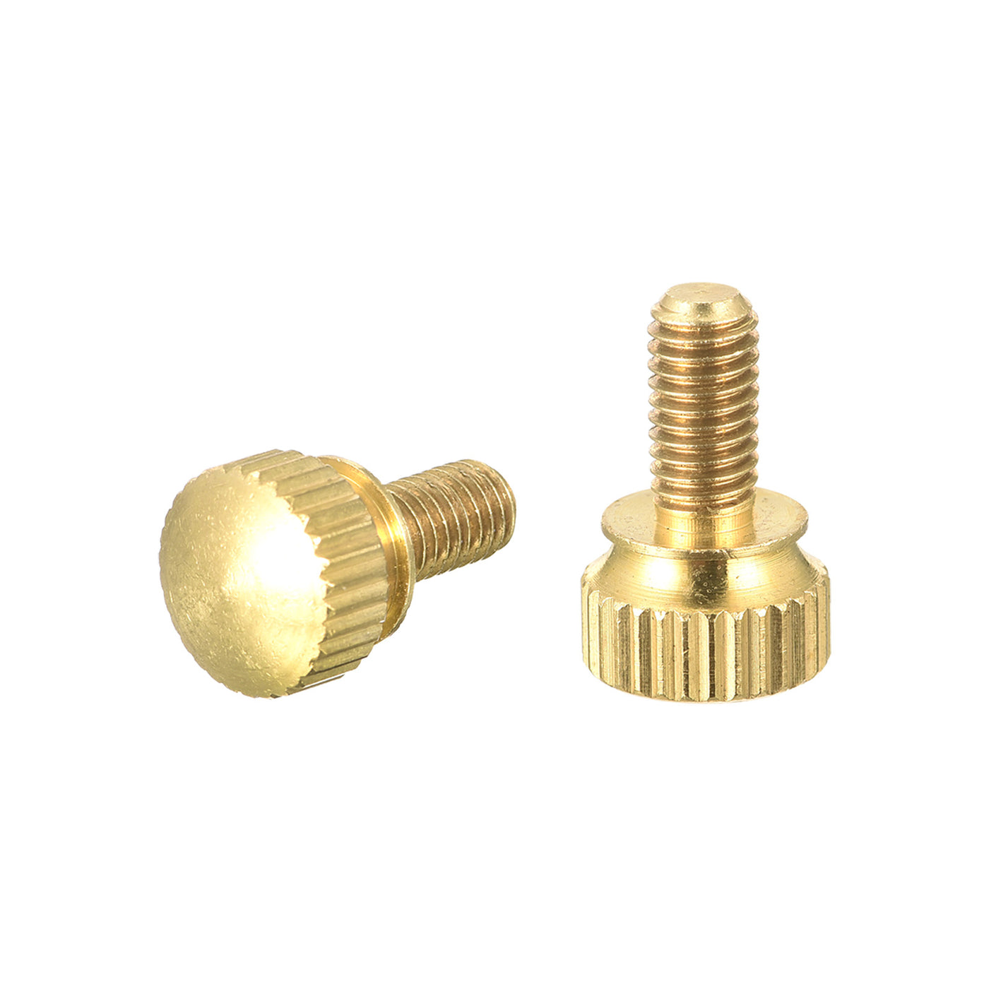 uxcell Uxcell 2Pcs Knurled Thumb Screws, M5x10mm Brass Shoulder Bolts Stepped Grip Knobs Fasteners for PC, Electronic, Mechanical