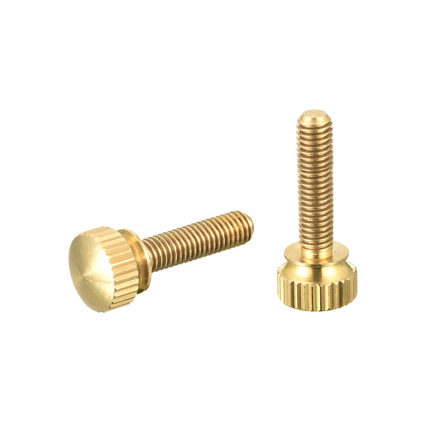 uxcell Uxcell 2Pcs Knurled Thumb Screws, M5x20mm Brass Shoulder Bolts Stepped Grip Knobs Fasteners for PC, Electronic, Mechanical