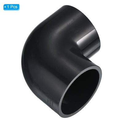 Harfington UPVC Pipe Fitting Elbow 90.5mm Socket, 90 Degree Adapter Connector, Gray