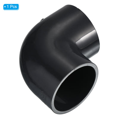 Harfington UPVC Pipe Fitting Elbow 110mm Socket, 90 Degree Adapter Connector, Gray