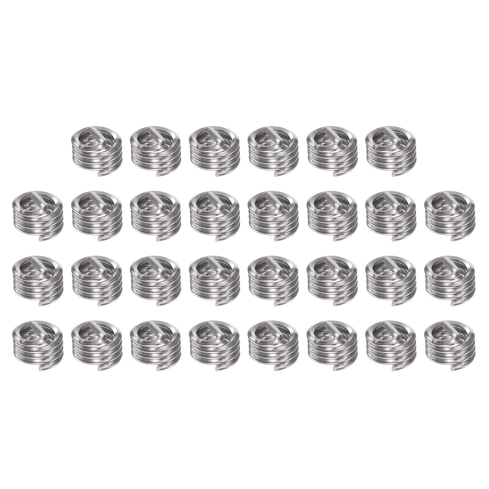 30pcs 1/4-20 UNC 1D 6.35mm 304 Stainless Steel Helical Wire Threaded ...