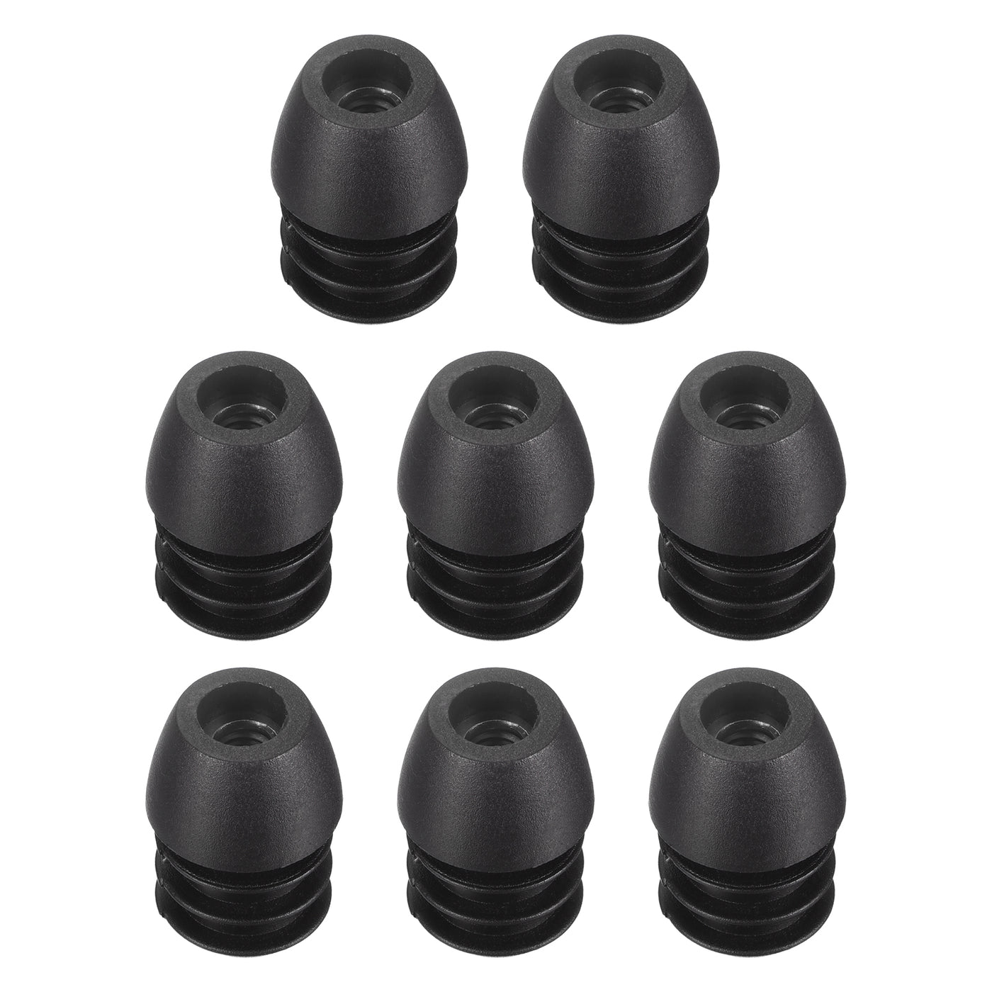 uxcell Uxcell 8Pcs 19mm/0.75" Caster Insert with Thread, M6 Thread for Furniture
