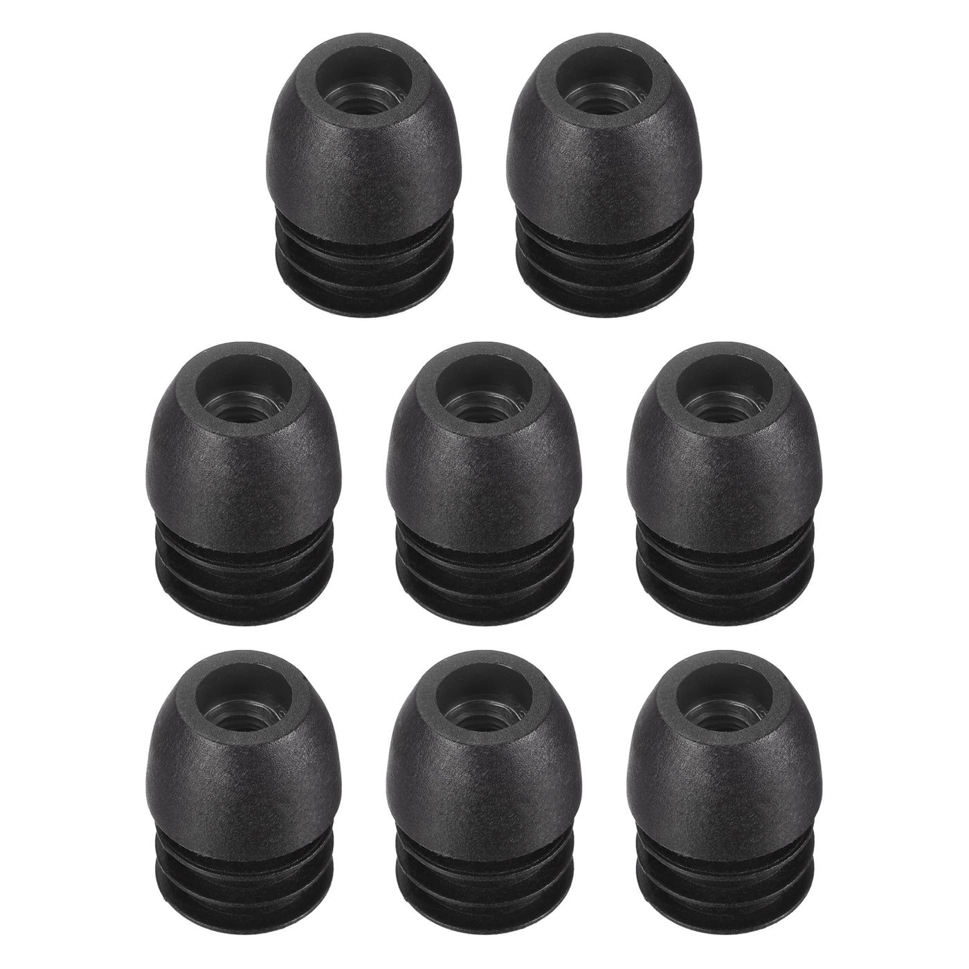 uxcell Uxcell 8Pcs 22mm/0.87" Caster Insert with Thread, M8 Thread for Furniture